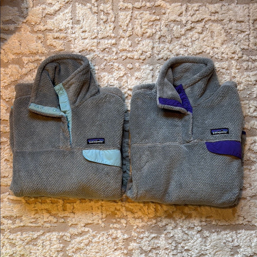 Patagonia Gray Fleece Pullover Bundle - image 1